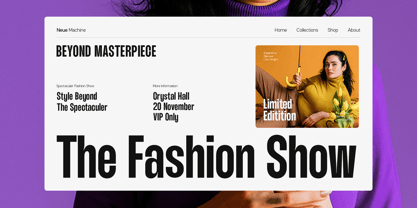 GC Neue Mancho Font Poster 8