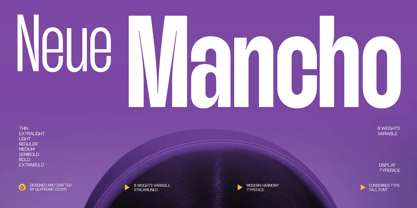 GC Neue Mancho Font Poster 1