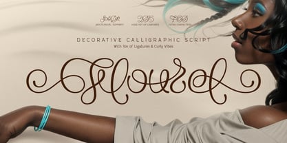 Flourel Font Poster 1