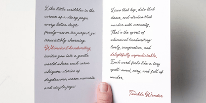 Twinkle Wonder Font Poster 2
