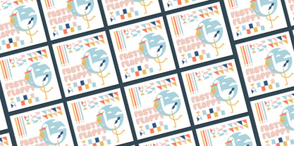 Monkey Jumps Font Poster 3