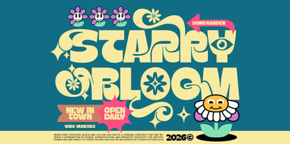 Disko Phonic Font Poster 2