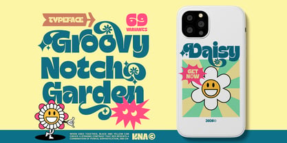 Disko Phonic Font Poster 12
