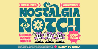 Disko Phonic Font Poster 4