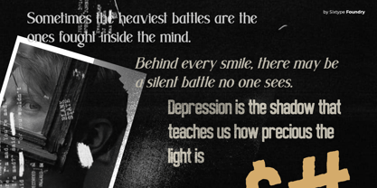 Sx Distext Font Poster 7