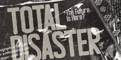 Sx Distext Font Poster 2