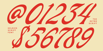 Heldies Font Poster 8