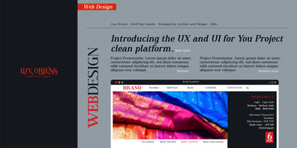 Lux Oriens Font Poster 12