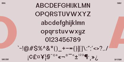 Orvia Font Poster 12