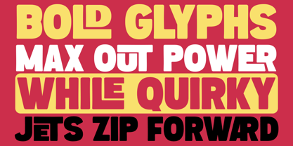 Thick Graile Font Poster 2