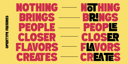 Thick Graile Font Poster 8
