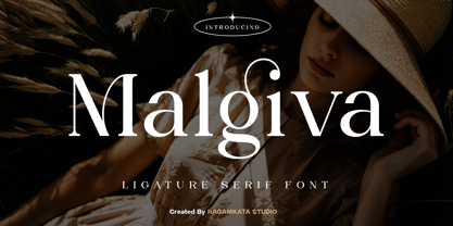 Malgiva Font Poster 1