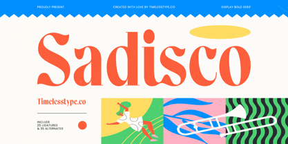 Sadisco Font Poster 1