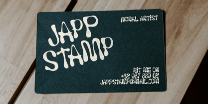 Wavy Inks Font Poster 4