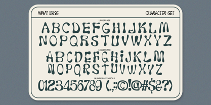 Wavy Inks Font Poster 9