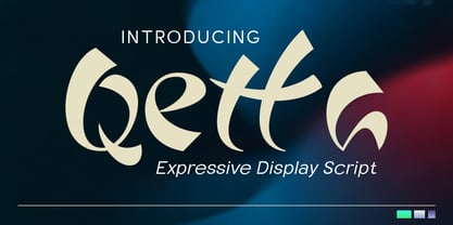 Qetta Font Poster 1