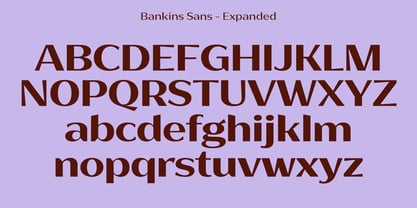 Bankins Expanded Font Poster 13