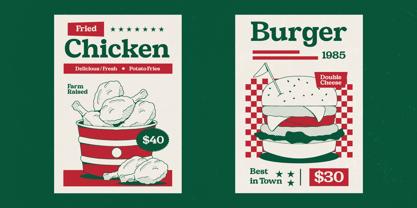 Snack Rush Font Poster 8
