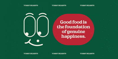 Snack Rush Font Poster 2