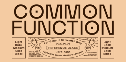 Borgu Font Poster 10