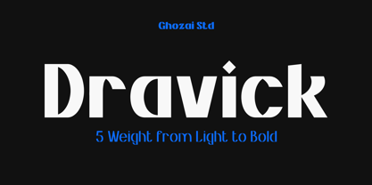 Dravick Font Poster 1