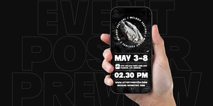 Becaure Font Poster 10