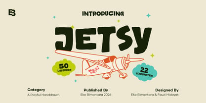 Jetsy Font Poster 1