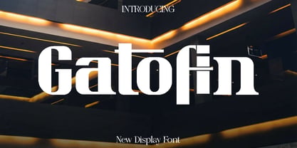 Gatofin Font Poster 1