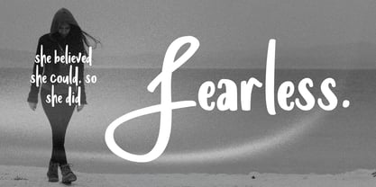 Medina Handwritten Font Poster 3