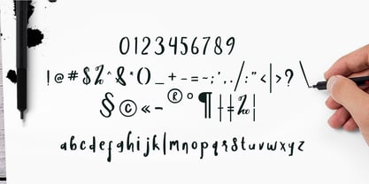 Medina Handwritten Font Poster 9