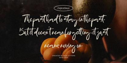 Enpestimos Font Poster 4