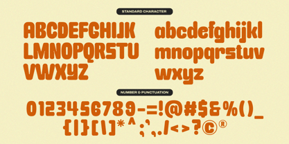 Chubba Font Poster 9