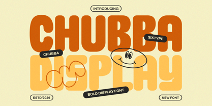 Chubba Font Poster 1