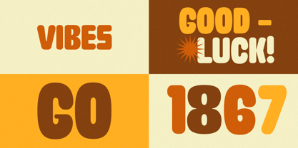 Chubba Font Poster 6