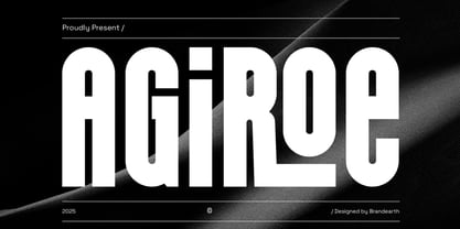 Agiroe Font Poster 1