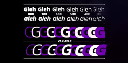 Gleh Font Poster 7