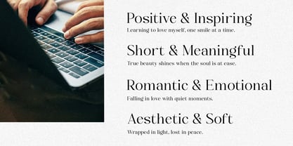 The Positive Sailing Font Poster 10