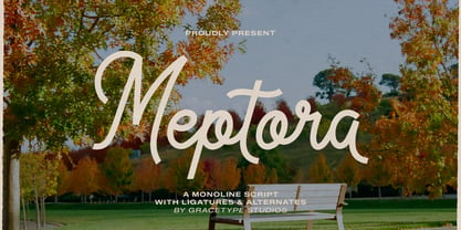 Meptora Font Poster 1