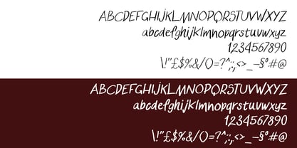 Ugly Script Font Poster 6