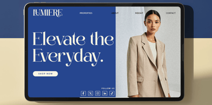 Casmera Font Poster 2