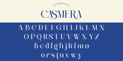 Casmera Font Poster 11