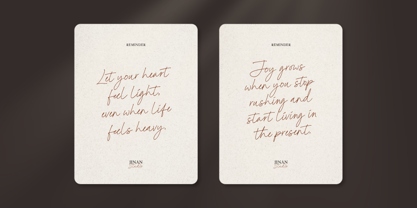 Ashley Northwick Font Poster 4