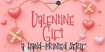 PN Valentine Gift Font Poster 1