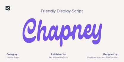Chapney Font Poster 1
