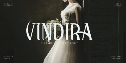 Vindira Font Poster 1