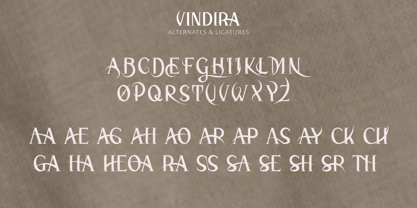 Vindira Font Poster 5