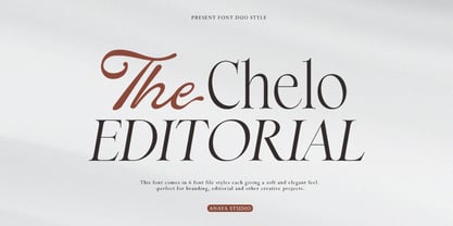 The Chelo Editoria Font Poster 10