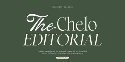 The Chelo Editoria Font Poster 1
