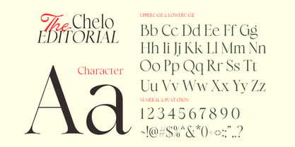 The Chelo Editoria Font Poster 9