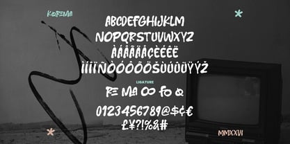 MC Korema Font Poster 6